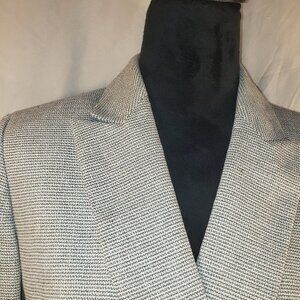 Women's Kasper Separates Petite Woven Short Blazer w/Metallic Threads - 4P